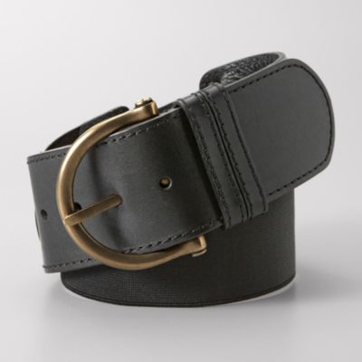 BT3893 - Wide Leather Stretch Belt