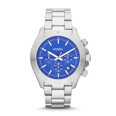 Fossil Retro Traveler Chronograph Stainless Steel Watch, Ch2894