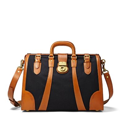 fossil vintage weekender bag